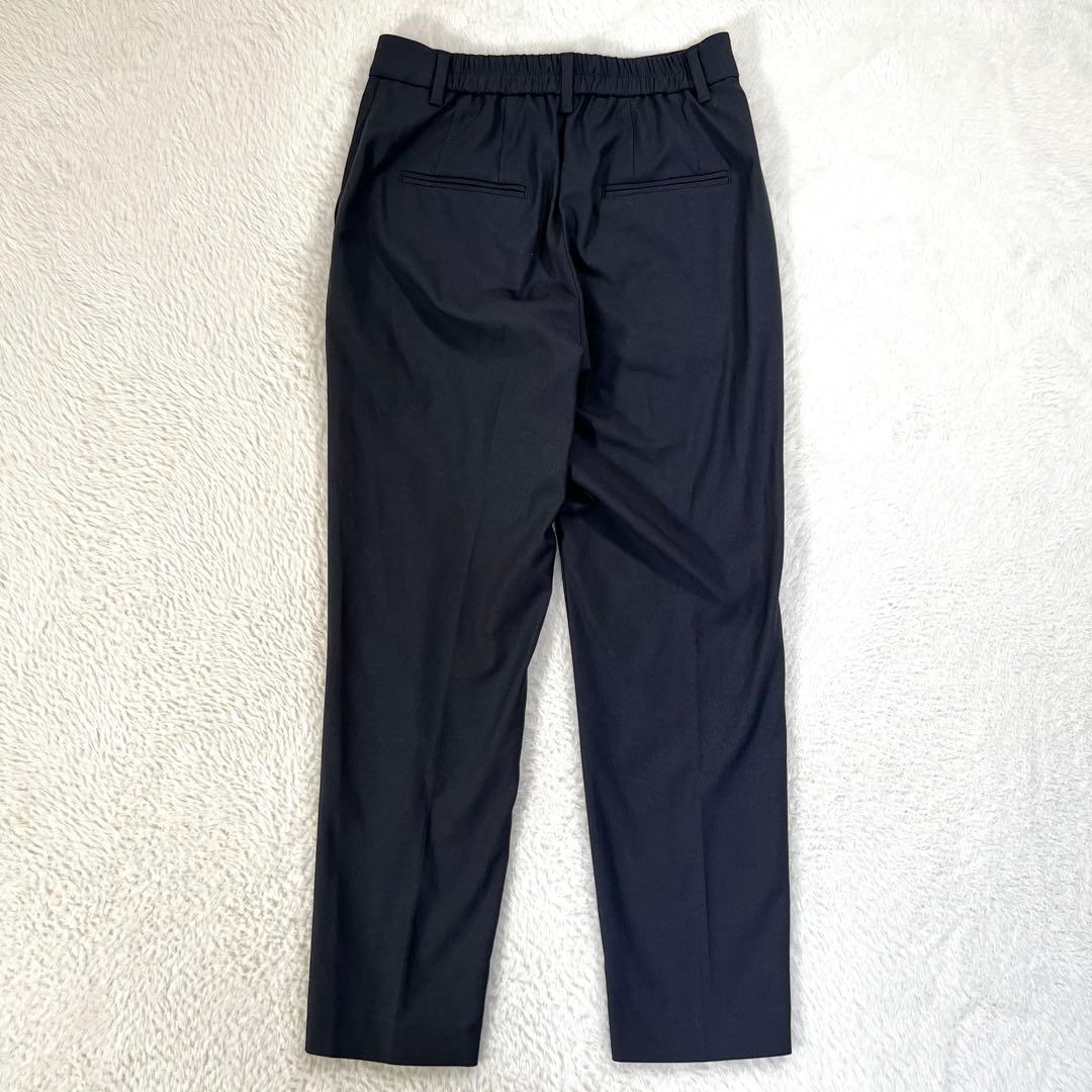 美品✨プラステ ノーカラージャケット パンツスーツ セットアップ ネイビー XS