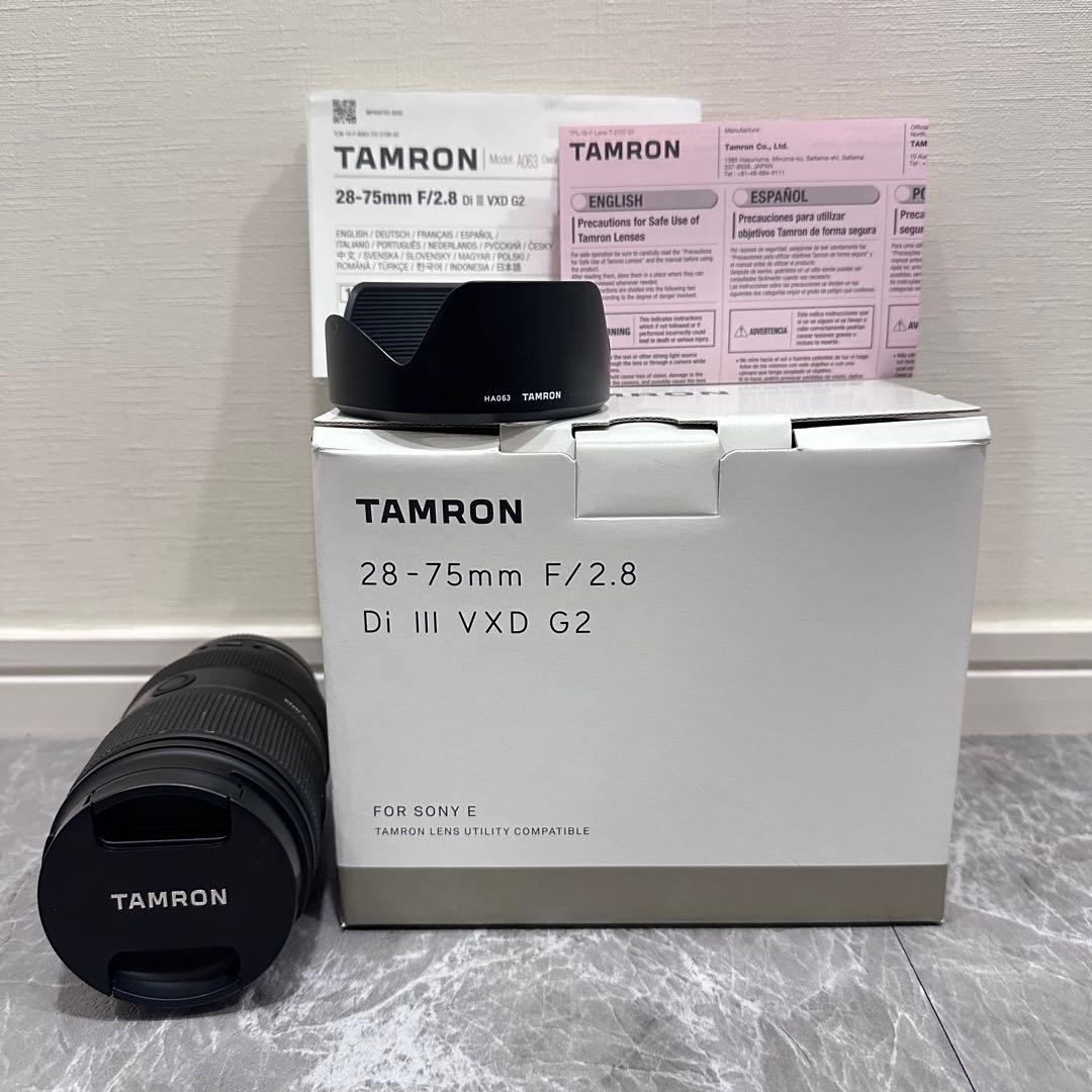 レンズ(ズーム) TAMRON 28-75mm F/2.8 Di III VXD G2