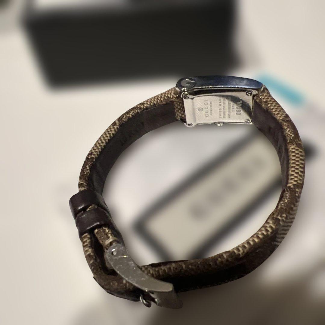 【美品・希少】GUCCI グッチ キャンバスベルト レディース 腕時計