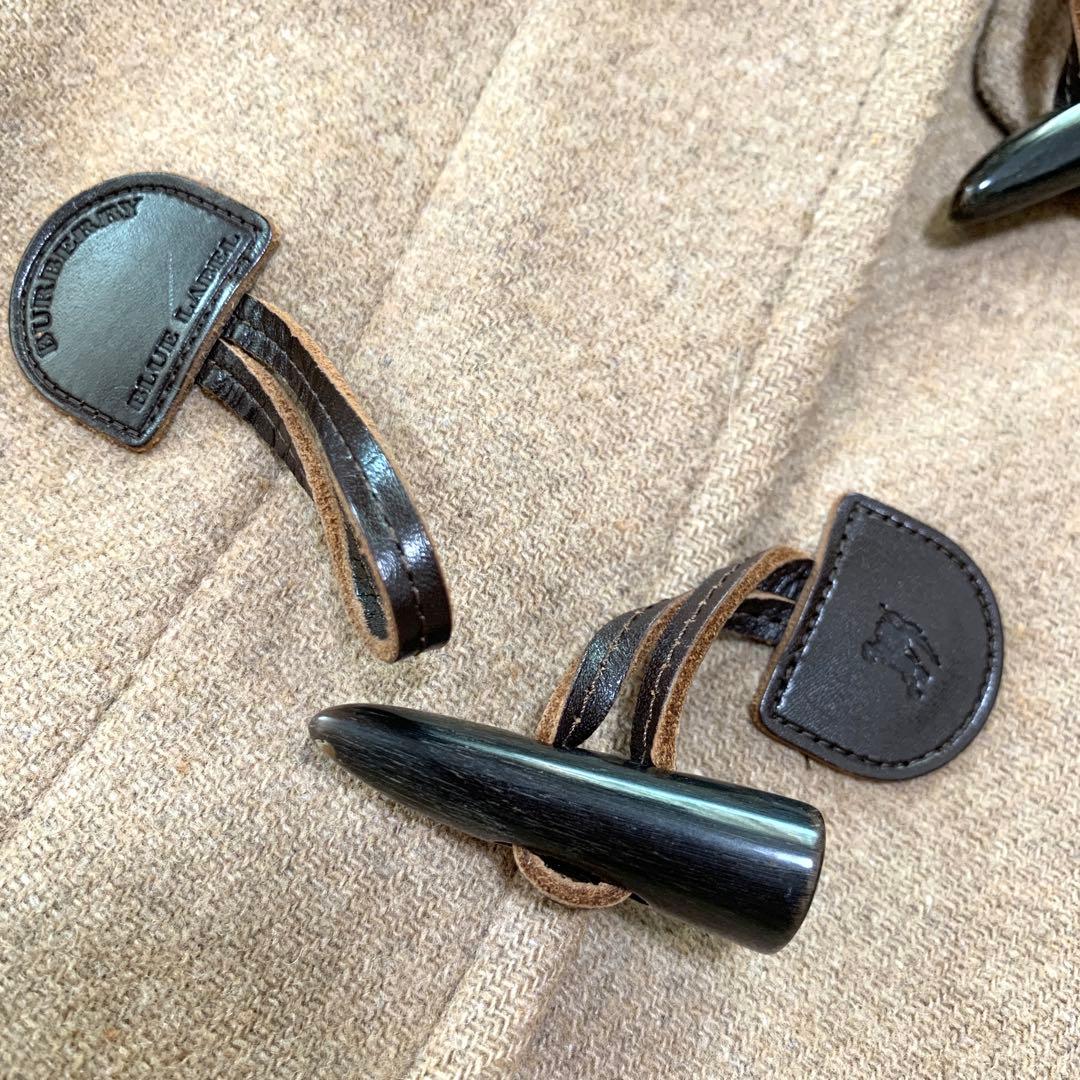 美品✨人気 バーバリーブルーレーベル ダッフルコート ノバチェック 38 ロゴ