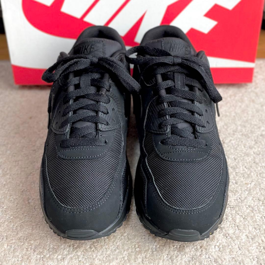 【美品】NIKE ナイキ Air Max 90 / 25cm トリプルブラック