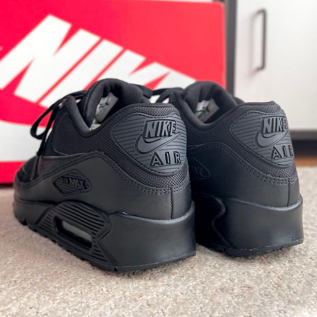 【美品】NIKE ナイキ Air Max 90 / 25cm トリプルブラック