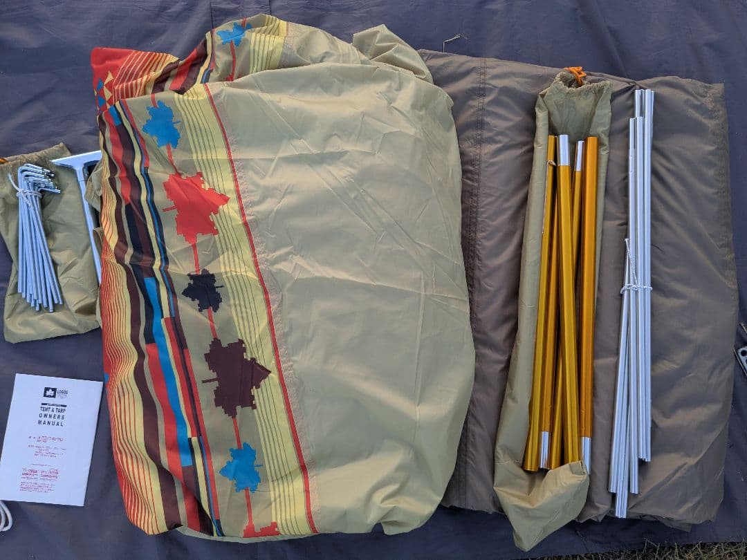 【ほぼ未使用品】LOGOS（ロゴス） ナバホEX Tepeeリビング400-AI