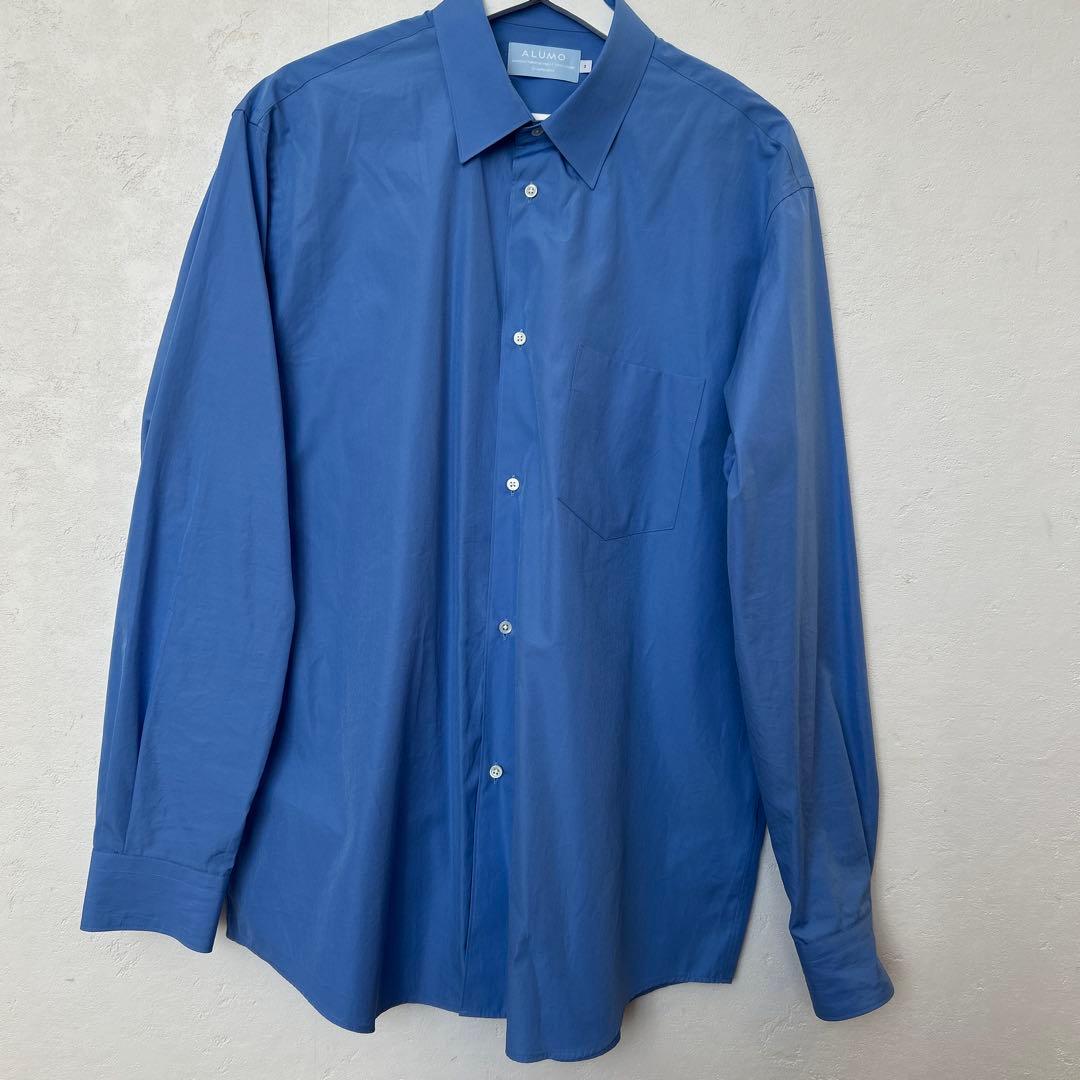 GRAPHPAPER ALUMO シャツ　ブルー