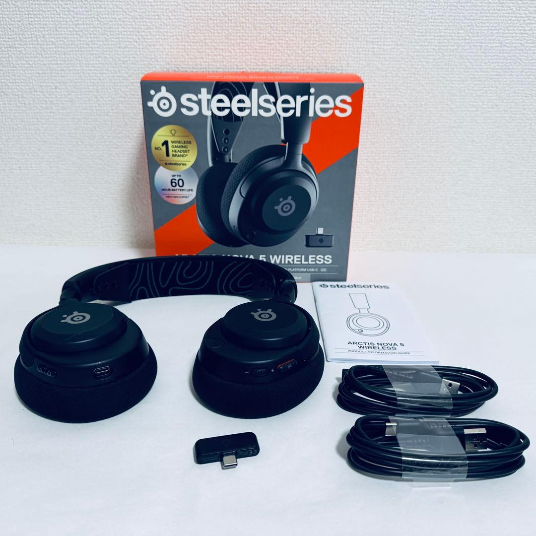 SteelSeries Arctis Nova 5 ワイヤレスヘッドセット