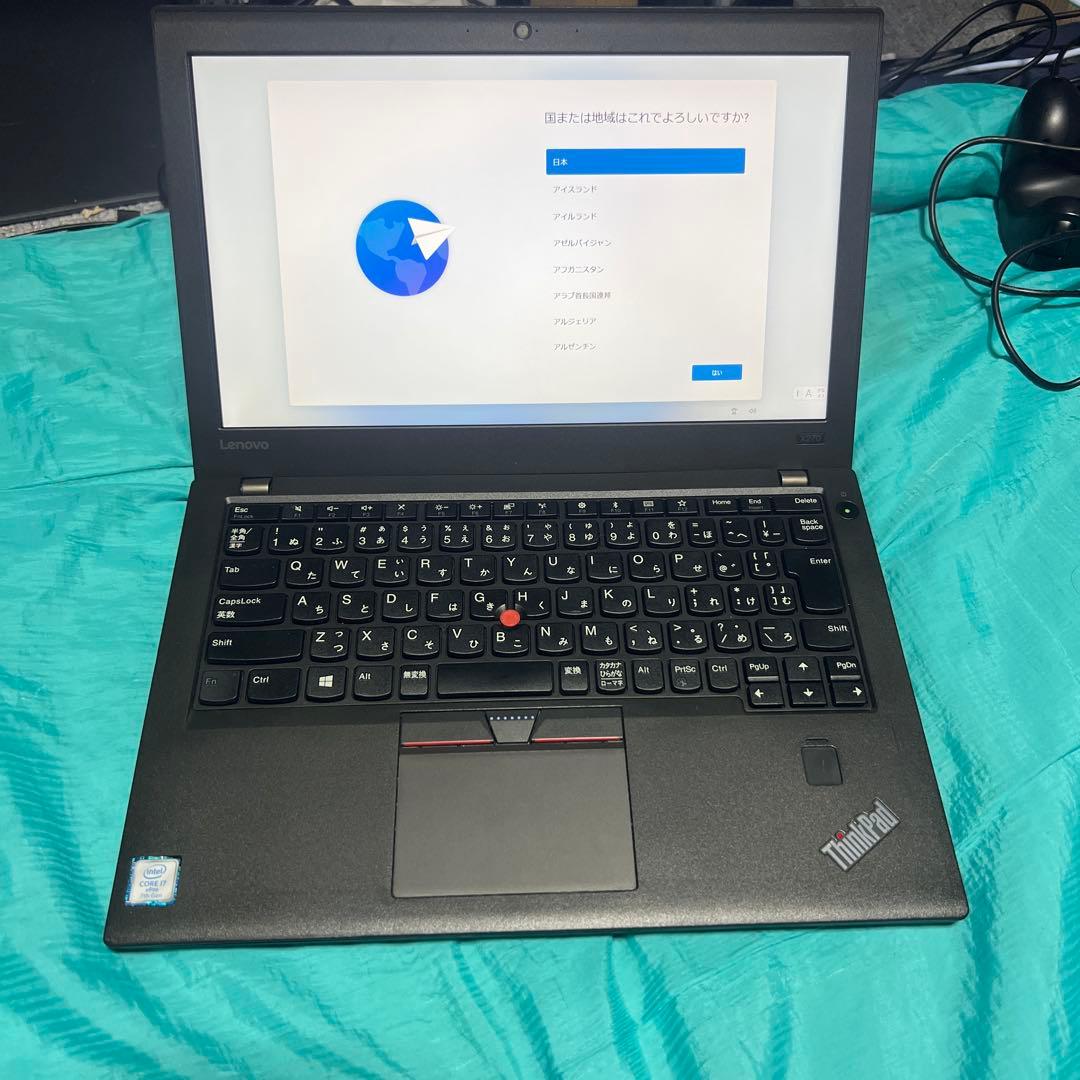 値下げThinkPad X270 i7-7600u