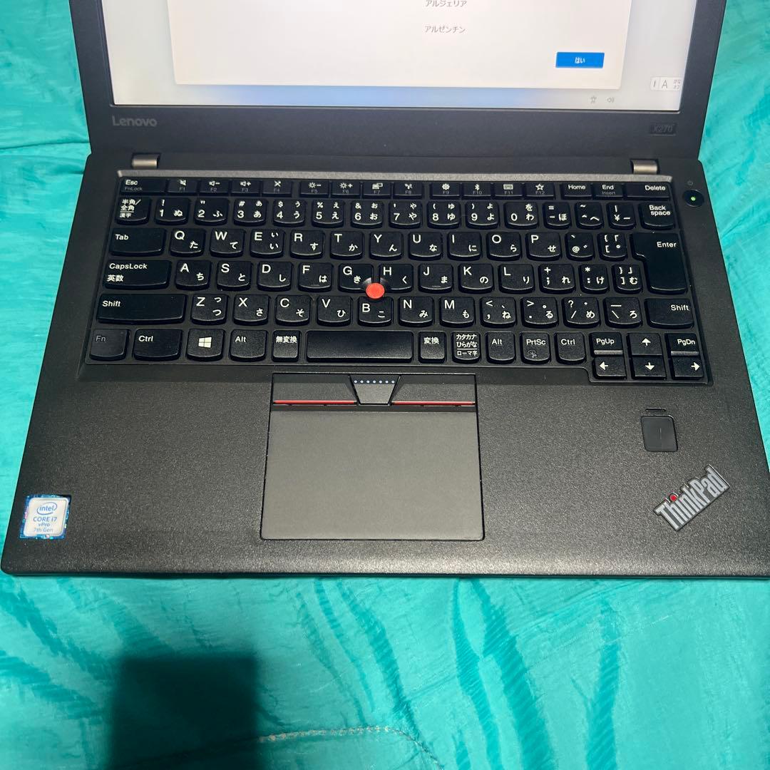 値下げThinkPad X270 i7-7600u