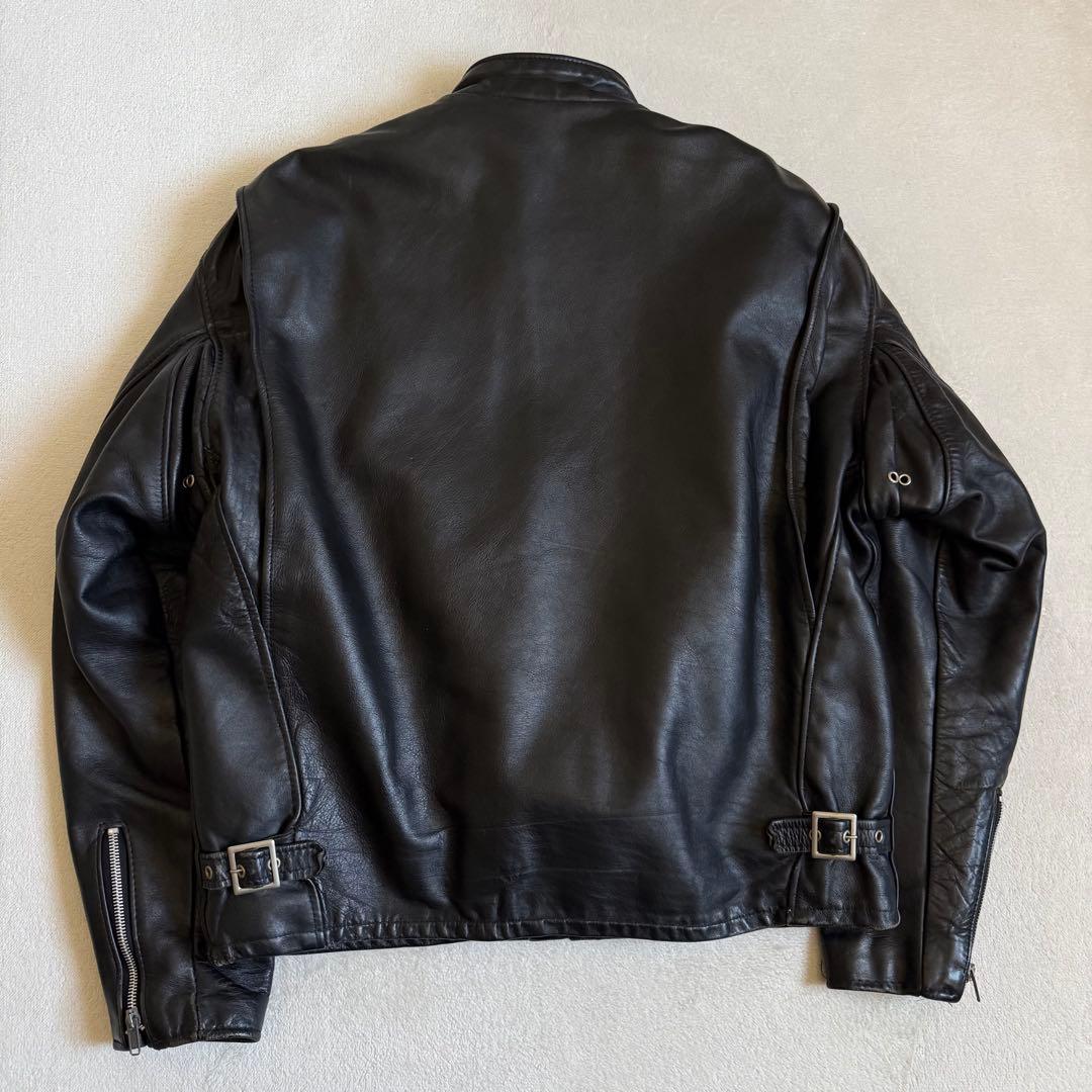Schottレザージャケット ブラック ボアライナー付属 44