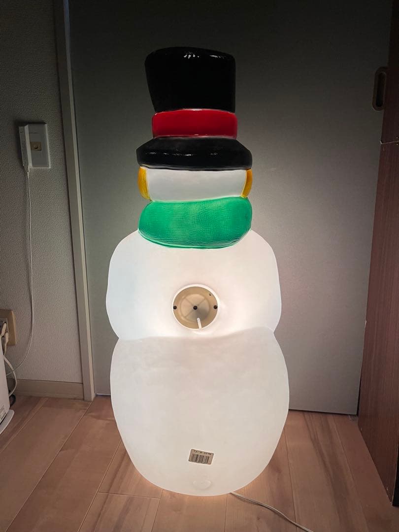 スノーマンガーデンライト　クリスマス　雪だるま　イルミネーション　屋外仕様　特大