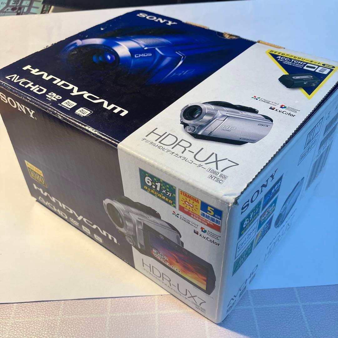 【美品】SONY フルハイビジョンビデオカメラ (ハンディカム) HDR-UX7