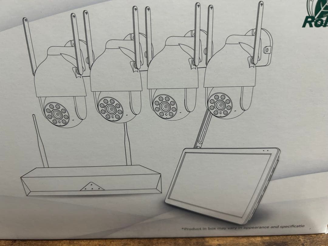 防犯カメラ 屋外 ワイヤレス 500万画素対応 4台セット AI人体検知