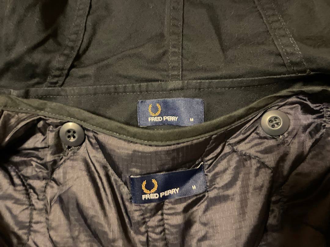 フレッドペリー モッズコート リアルファー