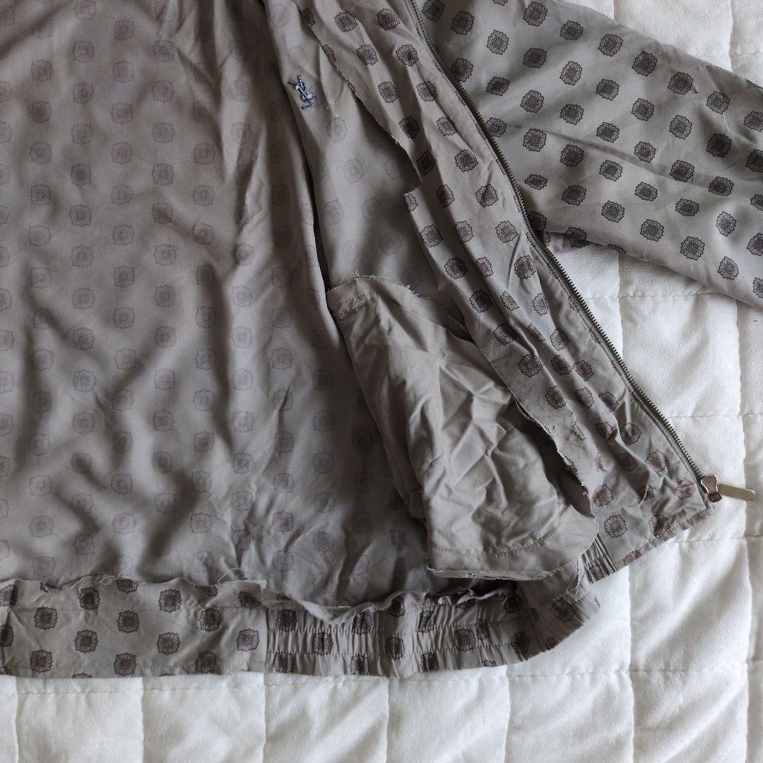 イヴサンローラン コットンジャケット　スイングトップ　総柄　ブルゾン