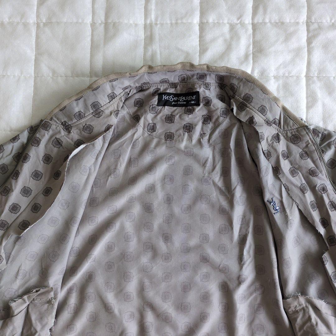 イヴサンローラン コットンジャケット　スイングトップ　総柄　ブルゾン