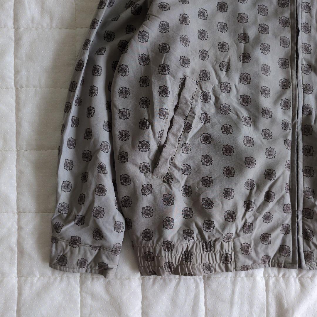 イヴサンローラン コットンジャケット　スイングトップ　総柄　ブルゾン