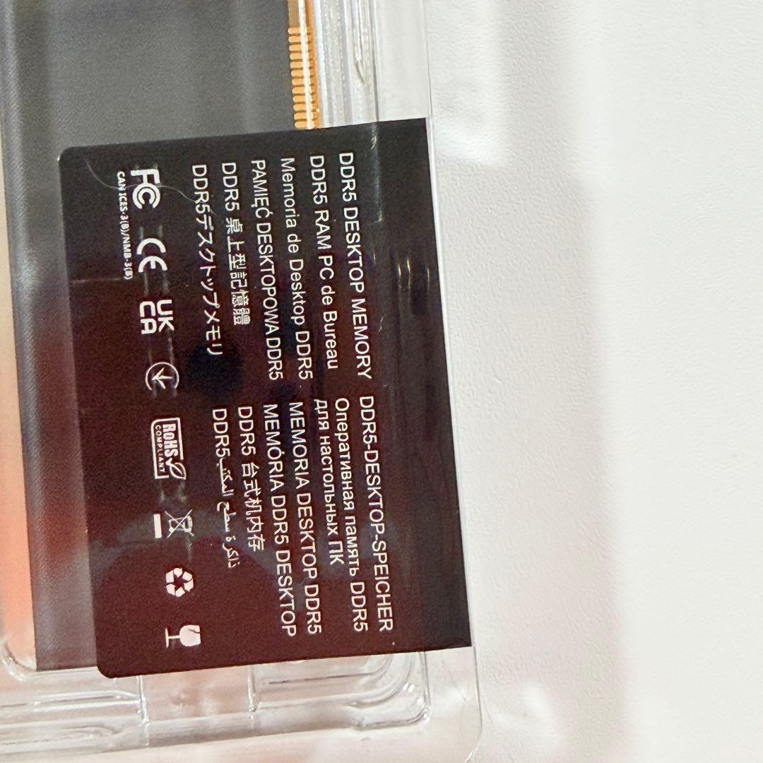 【新品未開封】Team DDR5-6400 32GBメモリ（16GBx2）