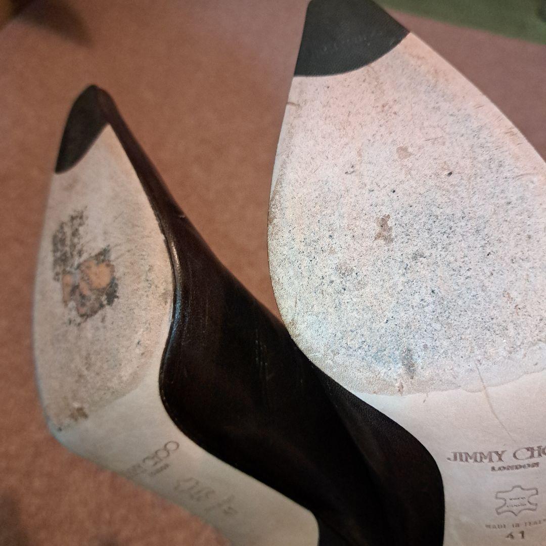 JIMMY CHOO焦げ茶色ブーツ41