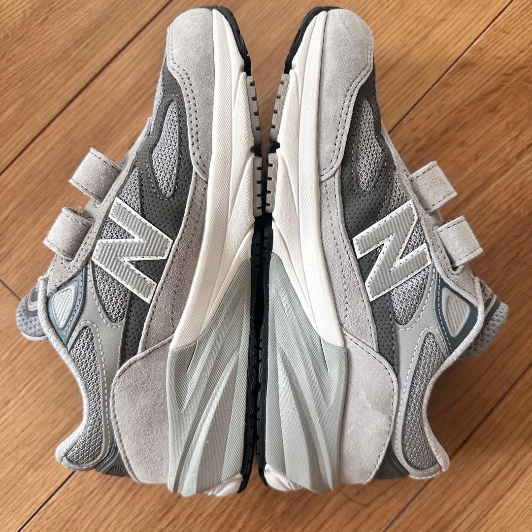 新品 New Balance 990A グレー ベルクロスニーカー 21cm