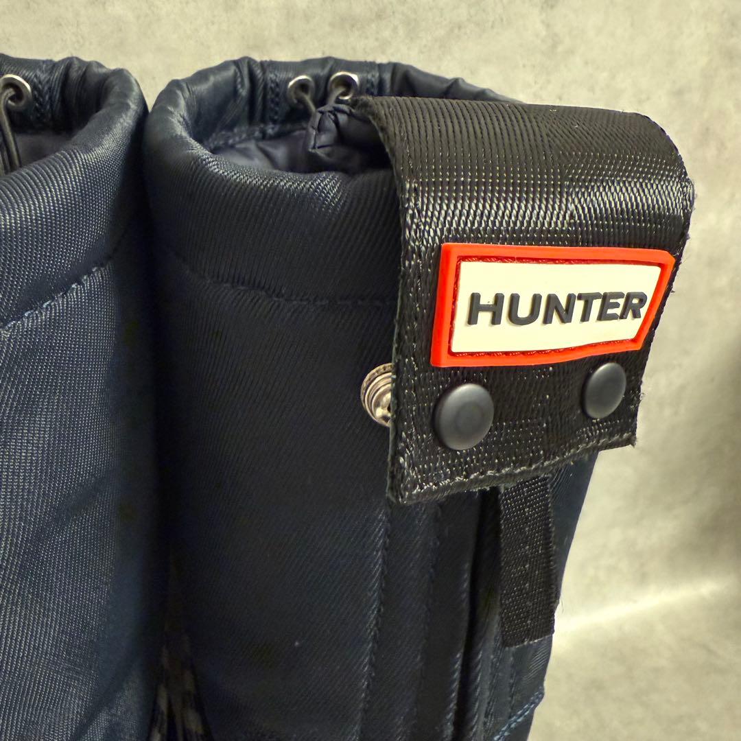 HUNTER スノーブーツ　ロングブーツ ネイビー