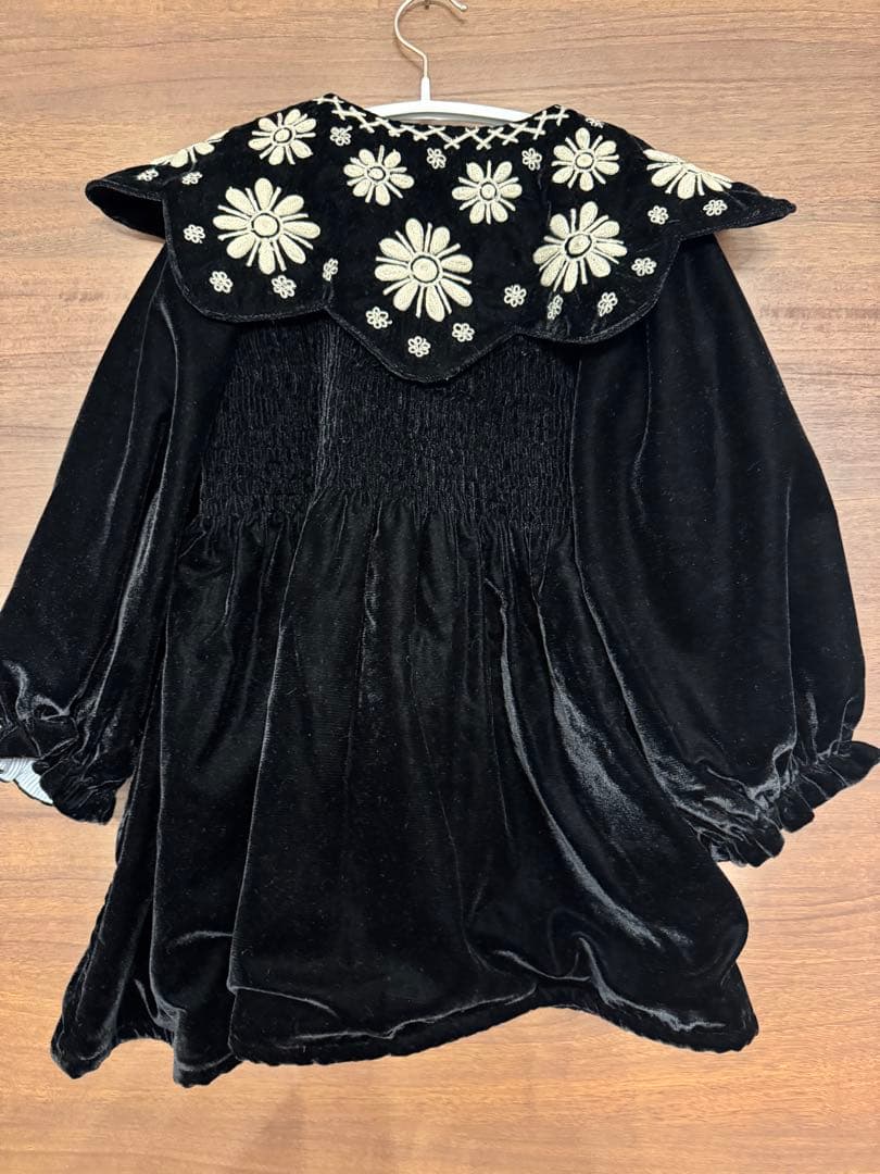 Bonjour diary ボンジュール ベルベット チュニック ワンピース