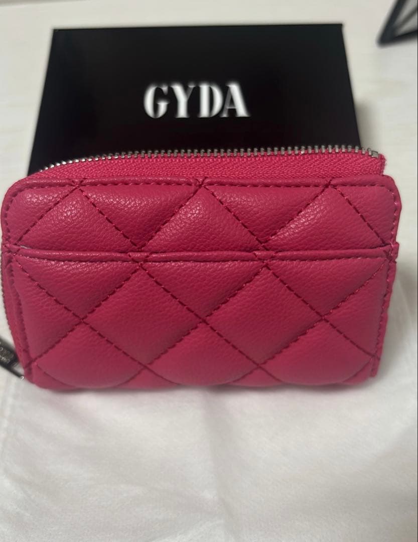 GYDA キーケース ピンク キルティング