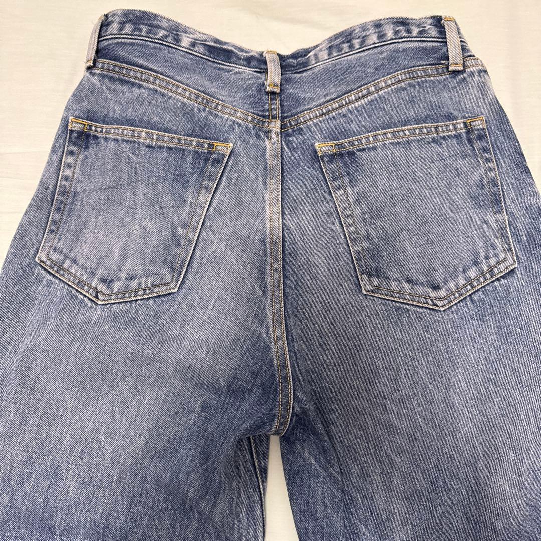 ウィムガゼット　センタープレスワイドデニム　36