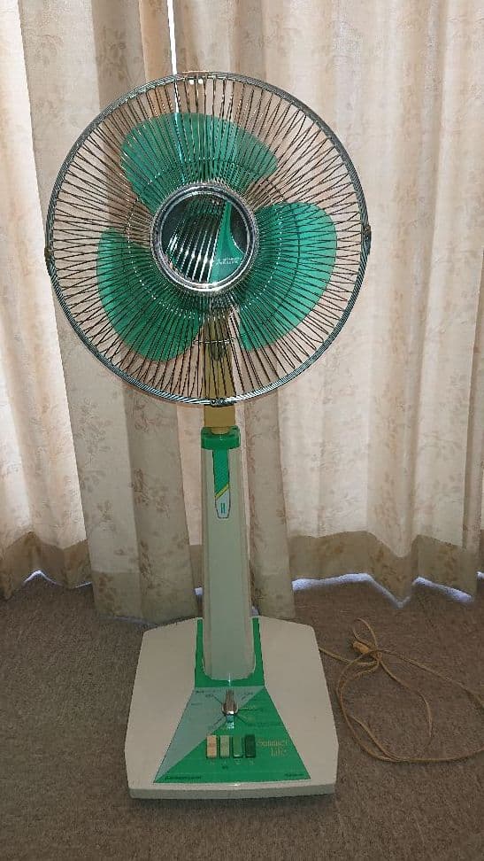 【昭和レトロ】大型 扇風機 和洋扇 R30A-H 高さ調節可