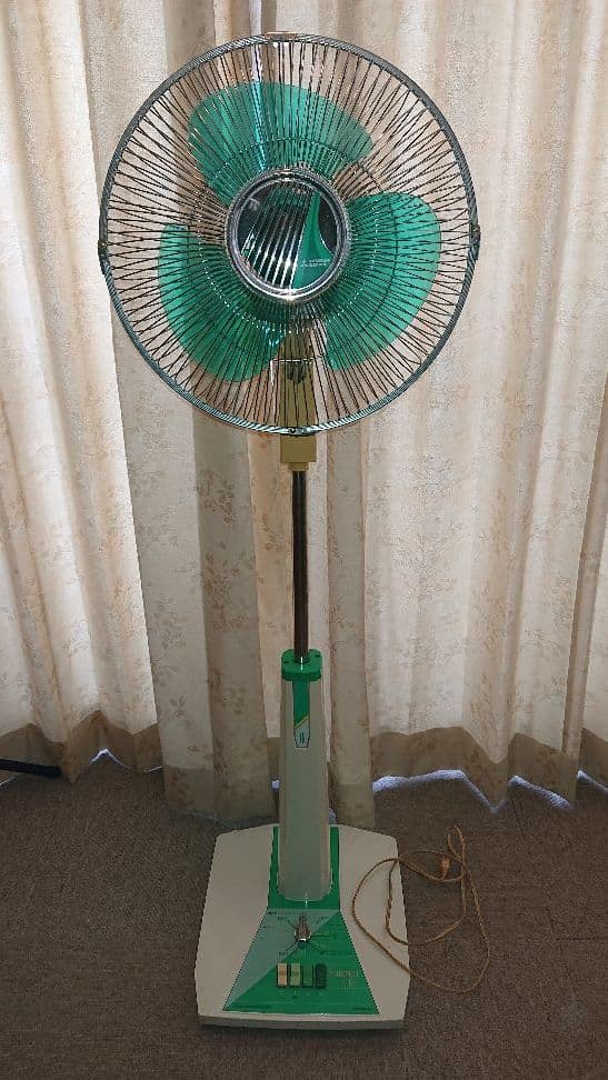 【昭和レトロ】大型 扇風機 和洋扇 R30A-H 高さ調節可
