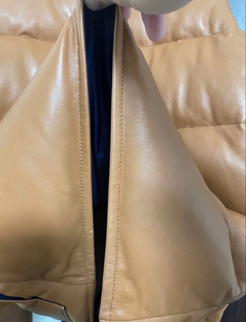 APE シープスキンレザーダウンジャケット　HERO キムタク着　エイプ　初期