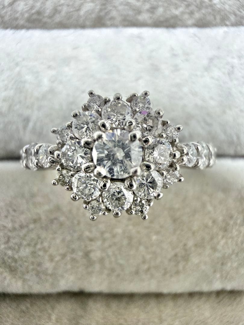 プラチナ ダイヤモンド リング 11号