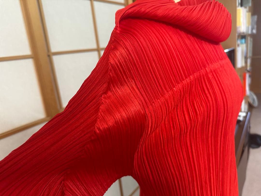 PLEATS PLEASE ISSEY MIYAKE　タートルネック カットソー