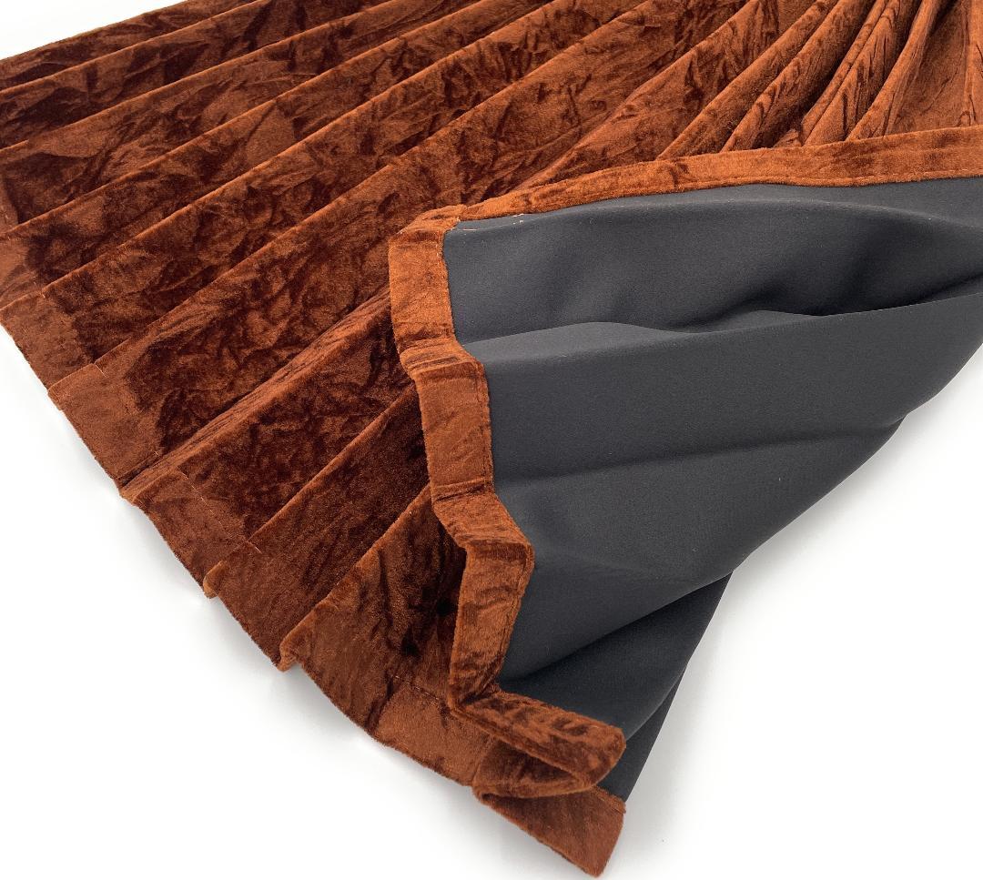 【金華山仮眠カーテン　トラック用】大量生産により低価格を実現（チンチラブラウン）