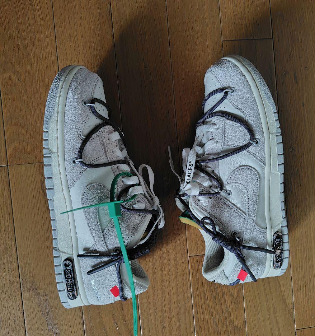 ナイキ　OFF―WHITE-NIKEDUNKLOW 1 OF 50\"20\"