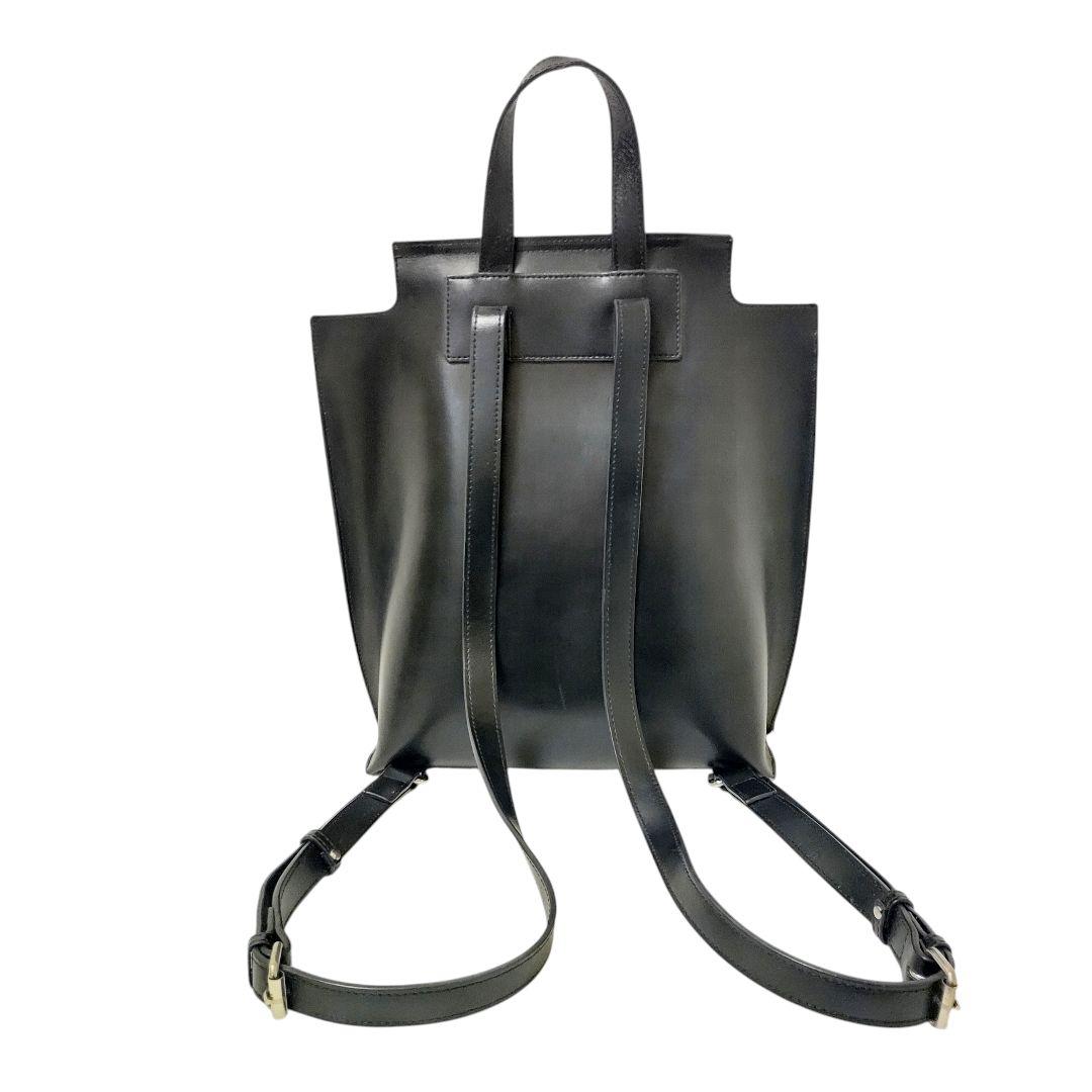 ヤーキ YAHKI レザー リュック バックパック ブラック A4収納可 美品