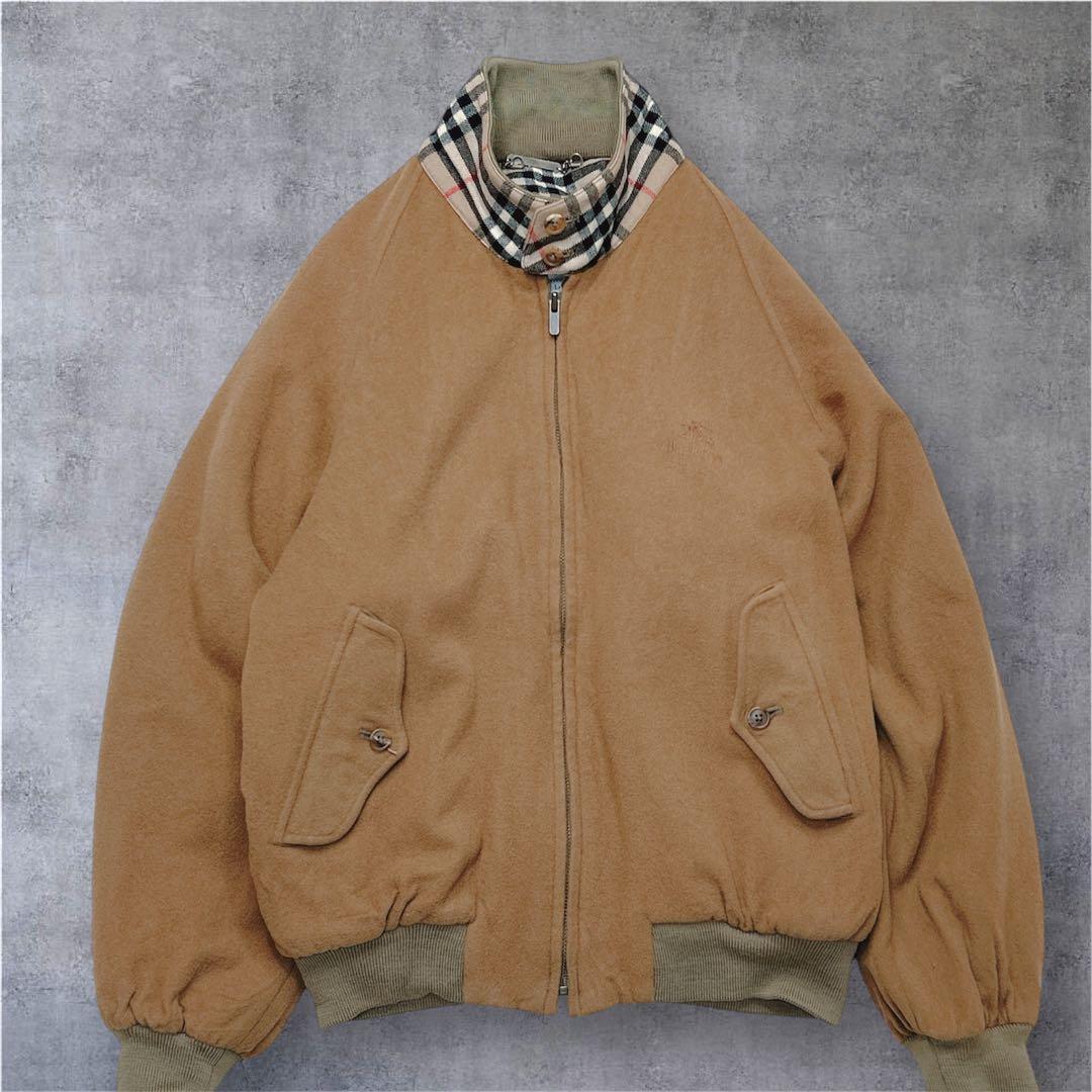 【vintage】Burberrys ノバチェック ハリントンジャケット ウール