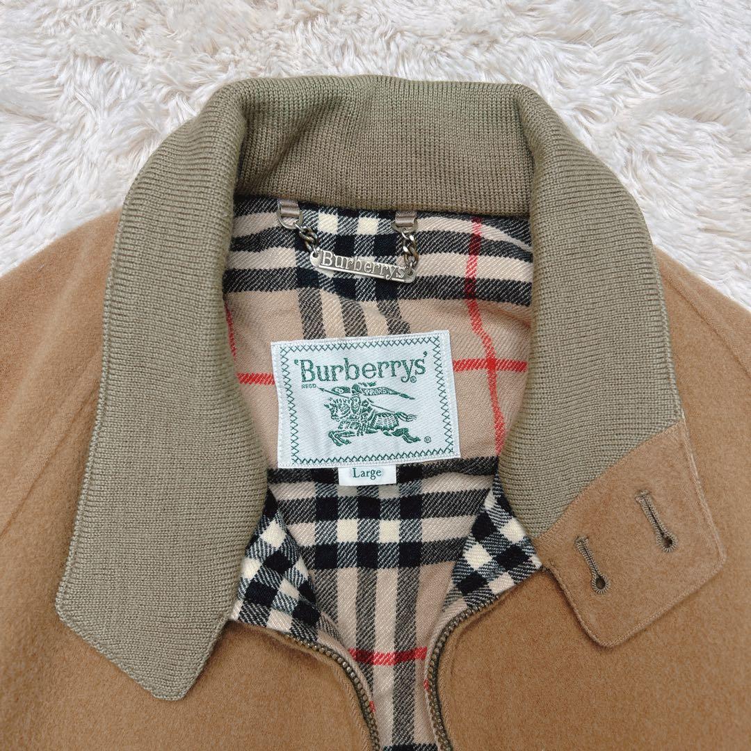【vintage】Burberrys ノバチェック ハリントンジャケット ウール