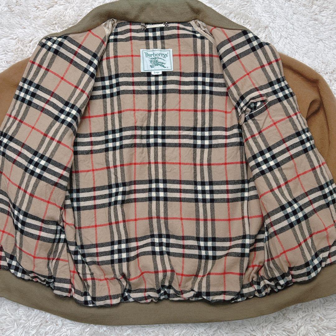 【vintage】Burberrys ノバチェック ハリントンジャケット ウール