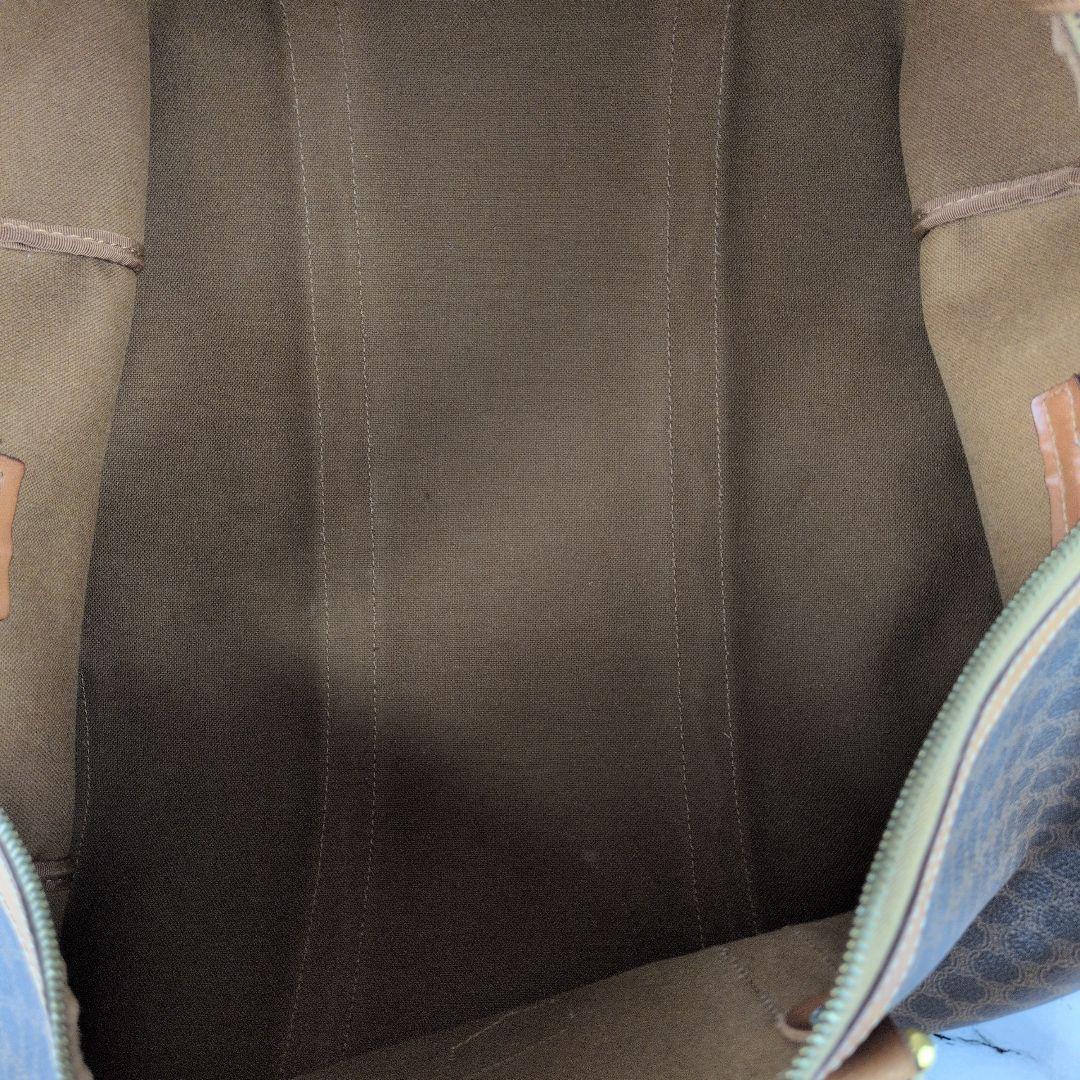 【美品】セリーヌ☆大容量　ゴールド　鍵付　マカダム　ボストンバッグ　旅行