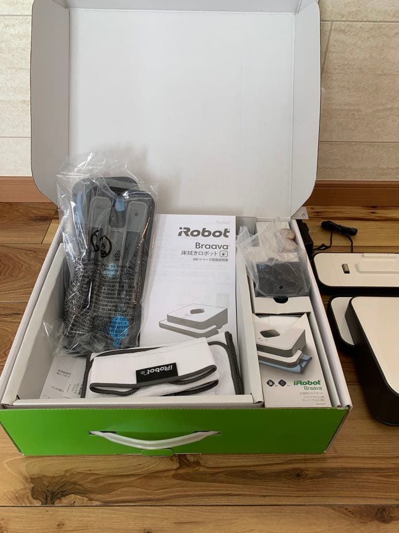 iRobot Braava 380j 本体と付属品　ほぼ未使用