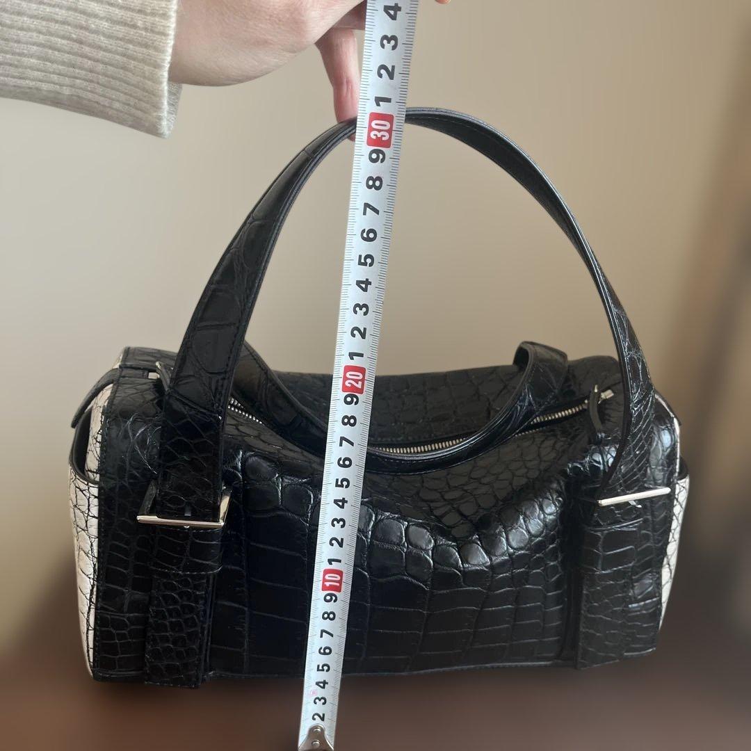 美品　BEAUGRAND ボーグラン クロコ　ボストンバッグ