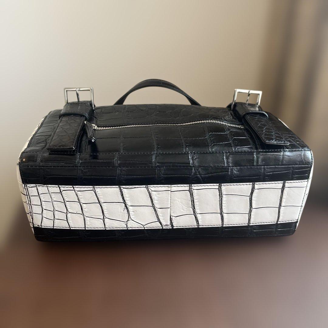 美品　BEAUGRAND ボーグラン クロコ　ボストンバッグ