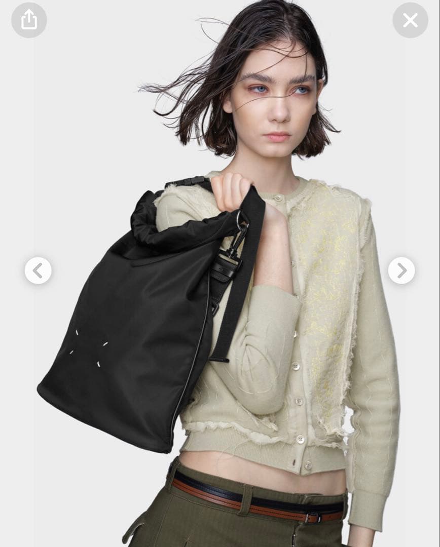 Maison Margiela High techロールアップ バックパック新品