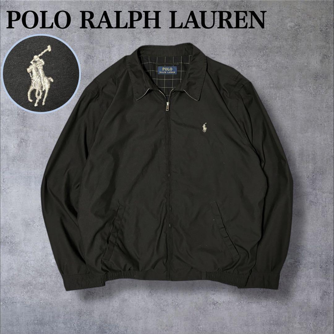 あおちゃん！ポロラルフローレン スイングトップ 黒 XL相当 裏チェック