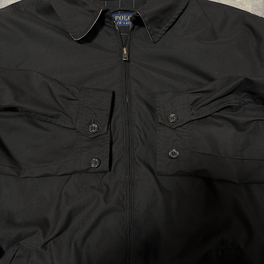 あおちゃん！ポロラルフローレン スイングトップ 黒 XL相当 裏チェック