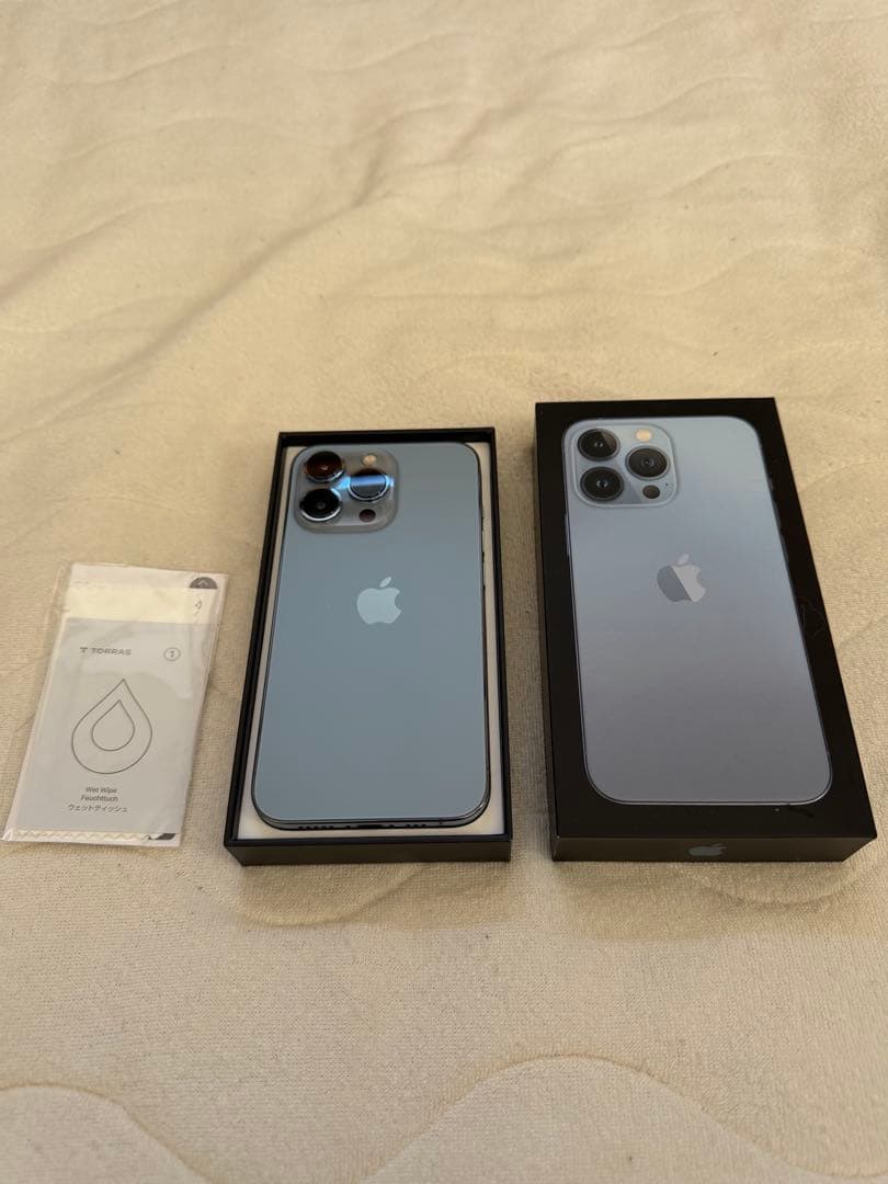 iPhone13 Pro シエラブルー 128GB 中古美品　落下キズなし