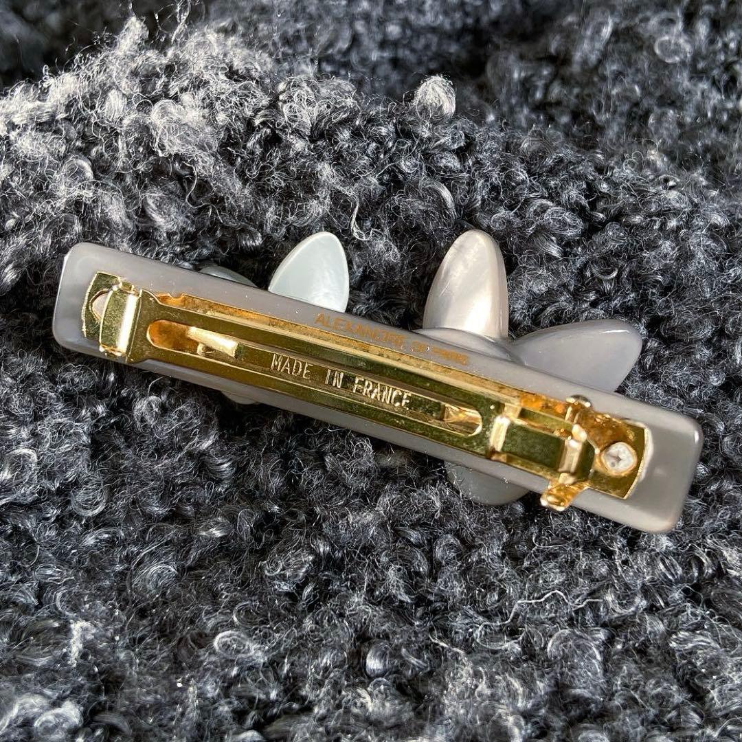 アレクサンドルドゥパリ 蝶 パピヨン バレッタ くすみカラー 夏ヘアアクセ