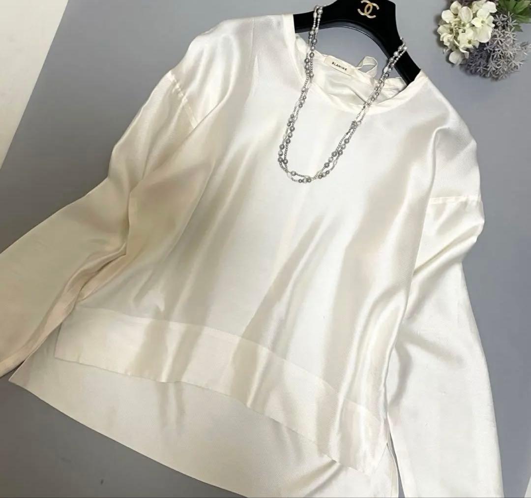 【人気】【定価5万】 BLAMINKブラミンクシルク インティメイト ブラウス