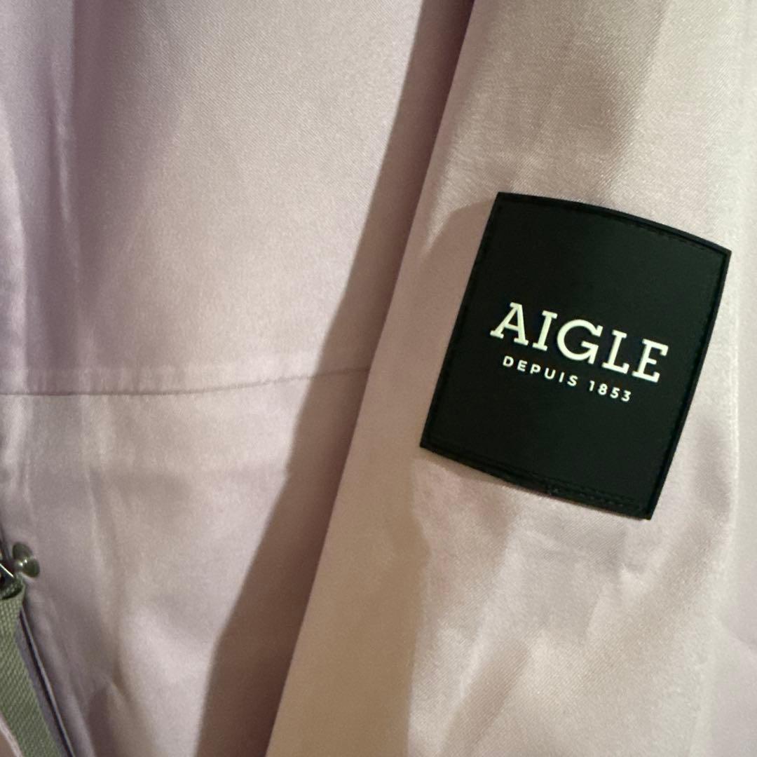 AIGLE エーグル レインポンチョ レインコート ピンク