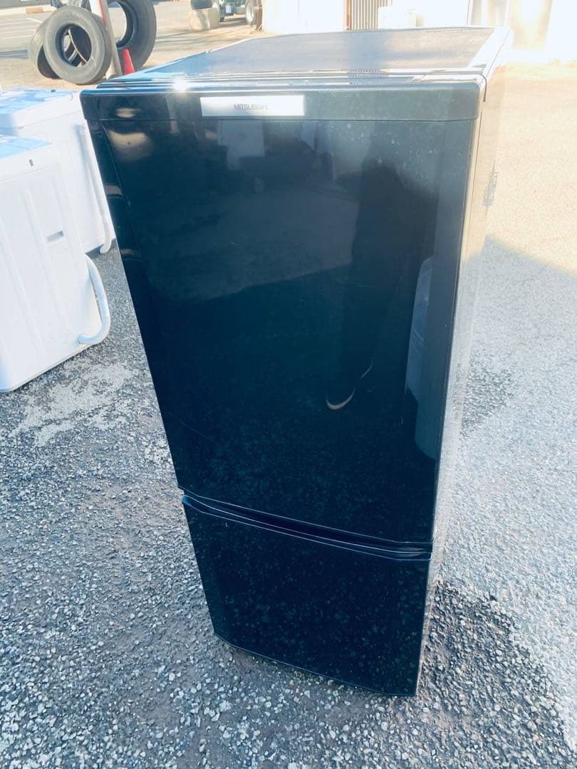 ♦MITSUBISHI ノンフロン冷凍冷蔵庫【2013年製】MR-P15W-B