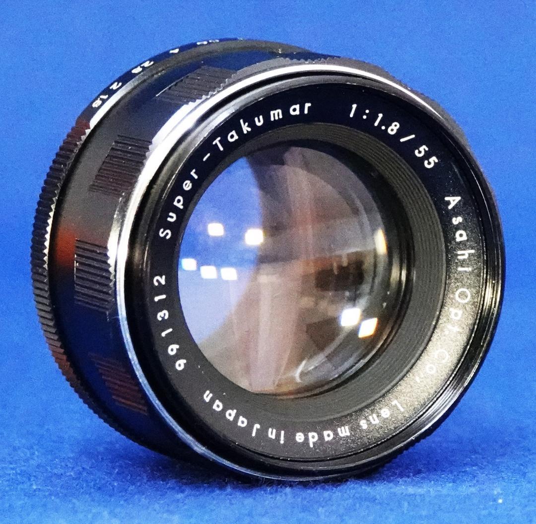 991312　超美品　黄変しない前期型Super-Takumar　F1.8/55